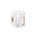 カワウソ グッズ 工房のゆるカワウソさん オッターズ 『ふぇいす』 コツメカワウソ Mug :handle