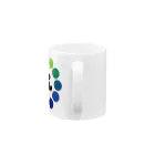 ねこのかくれが的ひみつきちハウスのHue Circle 色相環12 Mug :handle