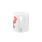 栖周 (sumi amane)の恐竜グッズ・サイカニア Mug :handle