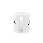ハチワレ猫　ハチのお店のハチワレ猫　ハチのマグカップ Mug :handle