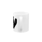 okmfamilyのチンチラ“MOF MOF” Mug :handle