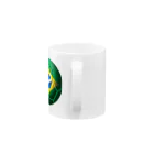 toshisanuxのブラジル国旗ボール マグカップの取っ手の部分