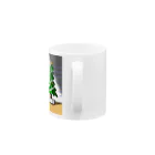 SAKURA スタイルのクリスマスの終わり Mug :handle