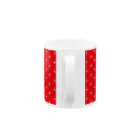GREEN DESIGN WORKS　グリーンデザインワークスのアニマル君ドットなマグカップ（赤） Mug :handle