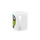 Cody the LovebirdのChubby Bird トガリオインコ Mug :handle