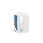 TELLのイラスト小屋のBEER Mug :handle