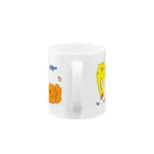 かなもけんのたこまつぺろんにょとともだち Mug :handle