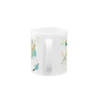 MIKIHO＠トリピカルのセキセイインコマグカップ Mug :handle