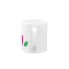 kozukuzukzの椿（濃ピンクふたつ） Mug :handle