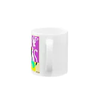 MAHOROMAのRetro Neon Cat Mug :handle