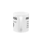 your mvのMV_BK Mug :handle