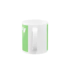 ノンサポ電子公式ショップのノンサポ電子[green] Mug :handle