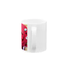 ももたこの凛々しい眉と可愛いほっぺのタコ Mug :handle