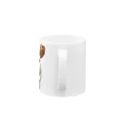 お花の双葉のチューリップ Mug :handle