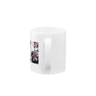 フィルムカメラと花の3月の桜 Mug :handle