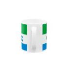 急行天北の鉄道 某コンビニ風 センター北駅 マグカップ Mug :handle