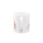 あとりえみなぎのももいろらびん　マグ Mug :handle