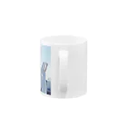watery moonのclear blue Mug :handle