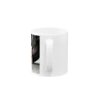 shirado_kazukiの猫のひとやすみ Mug :handle