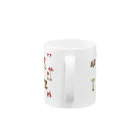 パンダヤサンのパンダケ勢揃い柄 Mug :handle