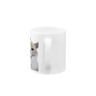 もっちりねこのもっちりねこ はーい Mug :handle