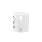 山田designerの耳長ドッグ Mug :handle