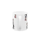 てら ねこグッズのツルツルマグカップ Mug :handle