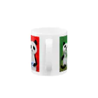 Washiemon and Ai-chan's ShopのPANDA 4 Colours Mug :handle