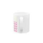 knot the peopleのwave_strawberry&milk Mug :handle