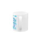 LalaHangeulの「雲がある空」　ハングルデザイン Mug :handle