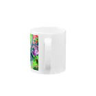 NEON LIGHT STARSのグリーンランタン Mug :handle