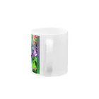 NEON LIGHT STARSのグリーンランタン マシカク Mug :handle