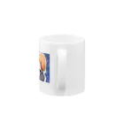 宇チュウ∅Store✩.*の秒針を噛む女の子　同人グッズ Mug :handle