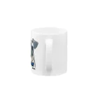 woohlaの蝶ネクタイのシュナ Mug :handle