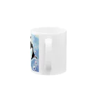 葵い空よりのシャッチーの宇宙遊泳 Mug :handle