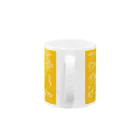 Umikko8823のふくおかの魚yellow Mug :handle