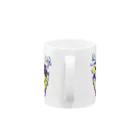 botanical_art_salonの花束を君に　ボタニカルアート　花柄　マグカップ Mug :handle