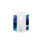 Artirie art studio のBlue wave  Mug :handle