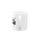feelin'goodのBlack Logo Mug Mug :handle