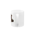 ｱｲﾘｽのキャラ置き場のぽんこつタヌキ Mug :handle
