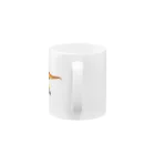 オガワユミエのティラノサウルス Mug :handle