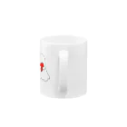 わくわくデザインSHOPのらぶばけちゃん Mug :handle