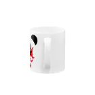 日々好日屋2号店の隈取りパンダ Mug :handle