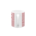 dizzyのRed stripes Mug :handle