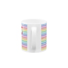 dizzyのRainbow Stripes Mug :handle