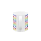 dizzyのRainbow Stripes Mug :handle