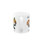 阿呆からしゅのクズテツロンドマグカップ Leopard Mug :handle