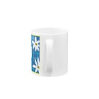 インコアンド　の・ flower・ Mug :handle