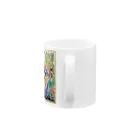 津久井智子のJalan Monkey Forest Mug :handle