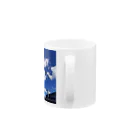 早乙女　ひかるのふぁっショーン　blue Mug :handle